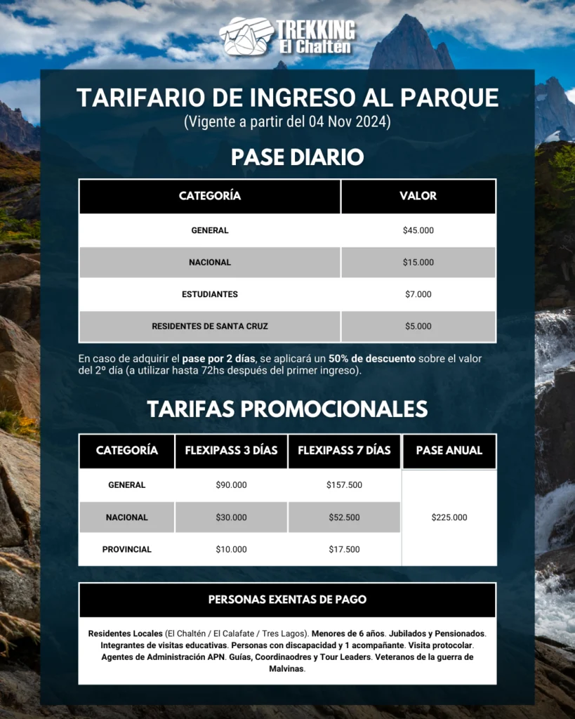 Trekking-Chalten-Tarifario-2024-2025